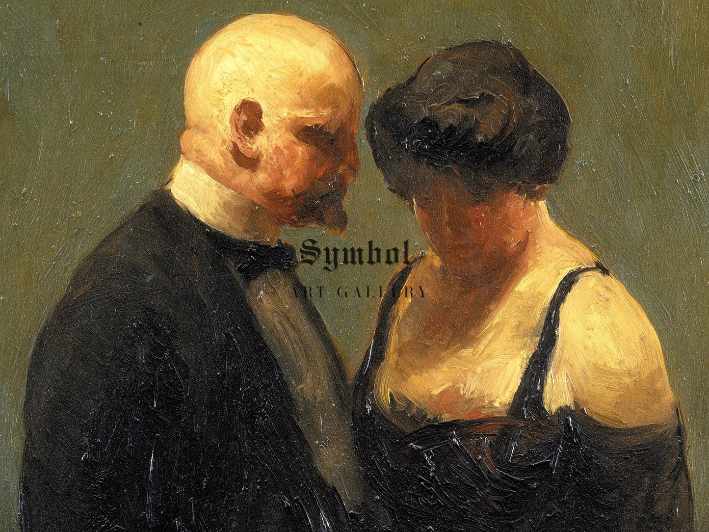 The Confidence Man by Guy Pène du Bois, 1919, Art Deco and American Modernism, fine art print