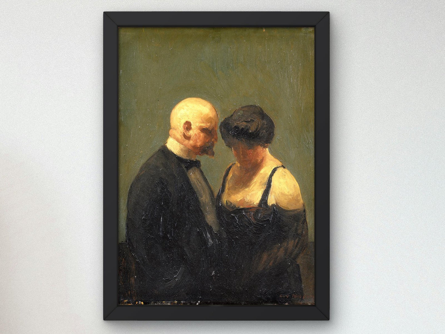 The Confidence Man by Guy Pène du Bois, 1919, Art Deco and American Modernism, fine art print