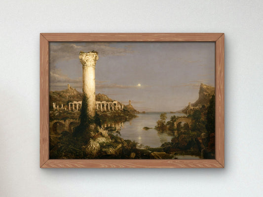 The Course of Empire Desolation by Thomas Cole, 1836, Romanticism and Classical Landscapes, fine art print