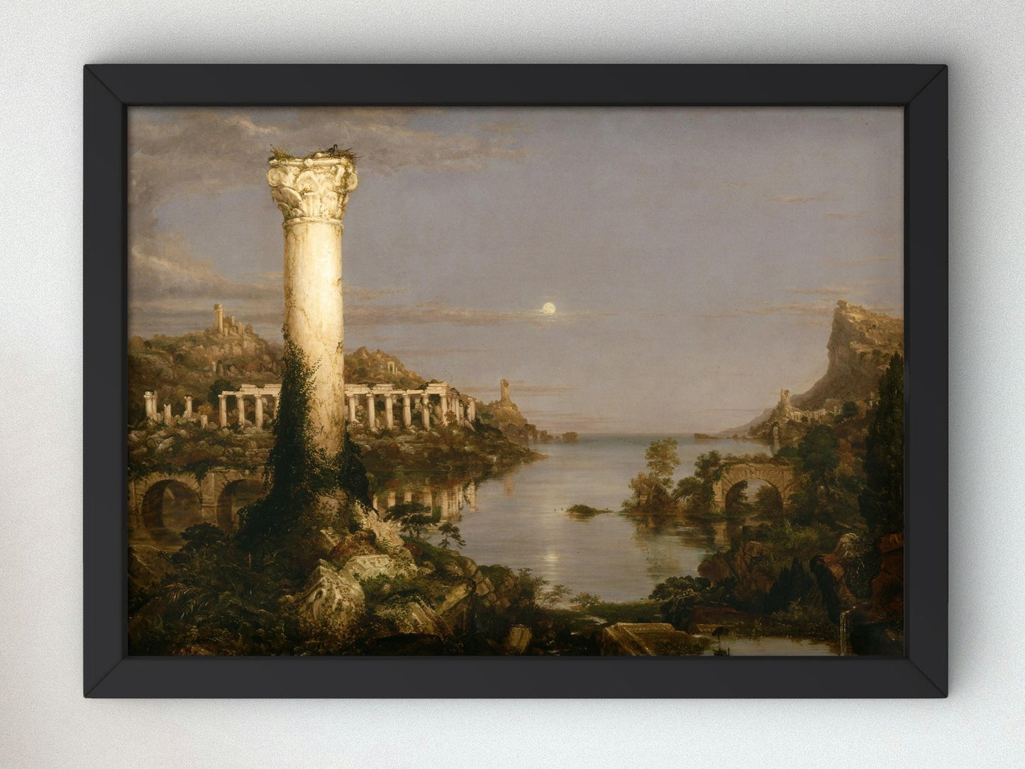 The Course of Empire Desolation by Thomas Cole, 1836, Romanticism and Classical Landscapes, fine art print