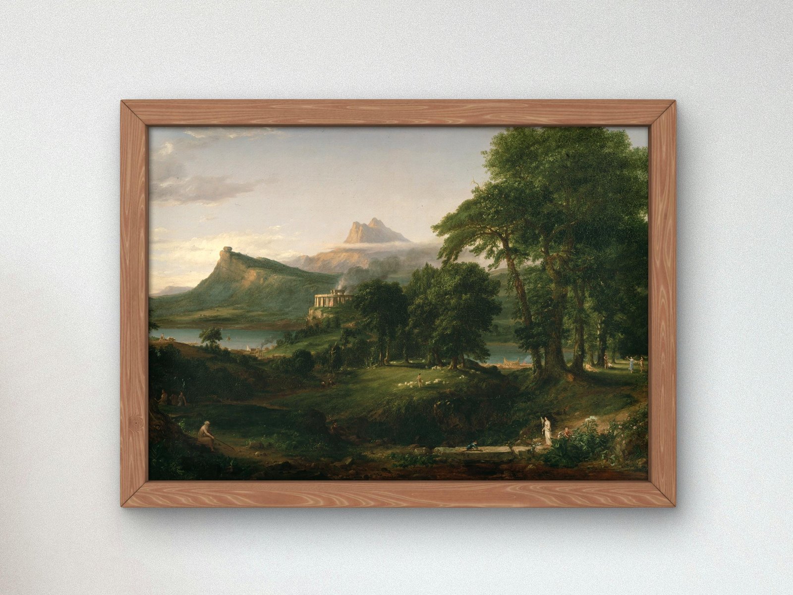 The Arcadian State by Thomas Cole, 1836, Romanticism and Classical Landscapes, fine art print