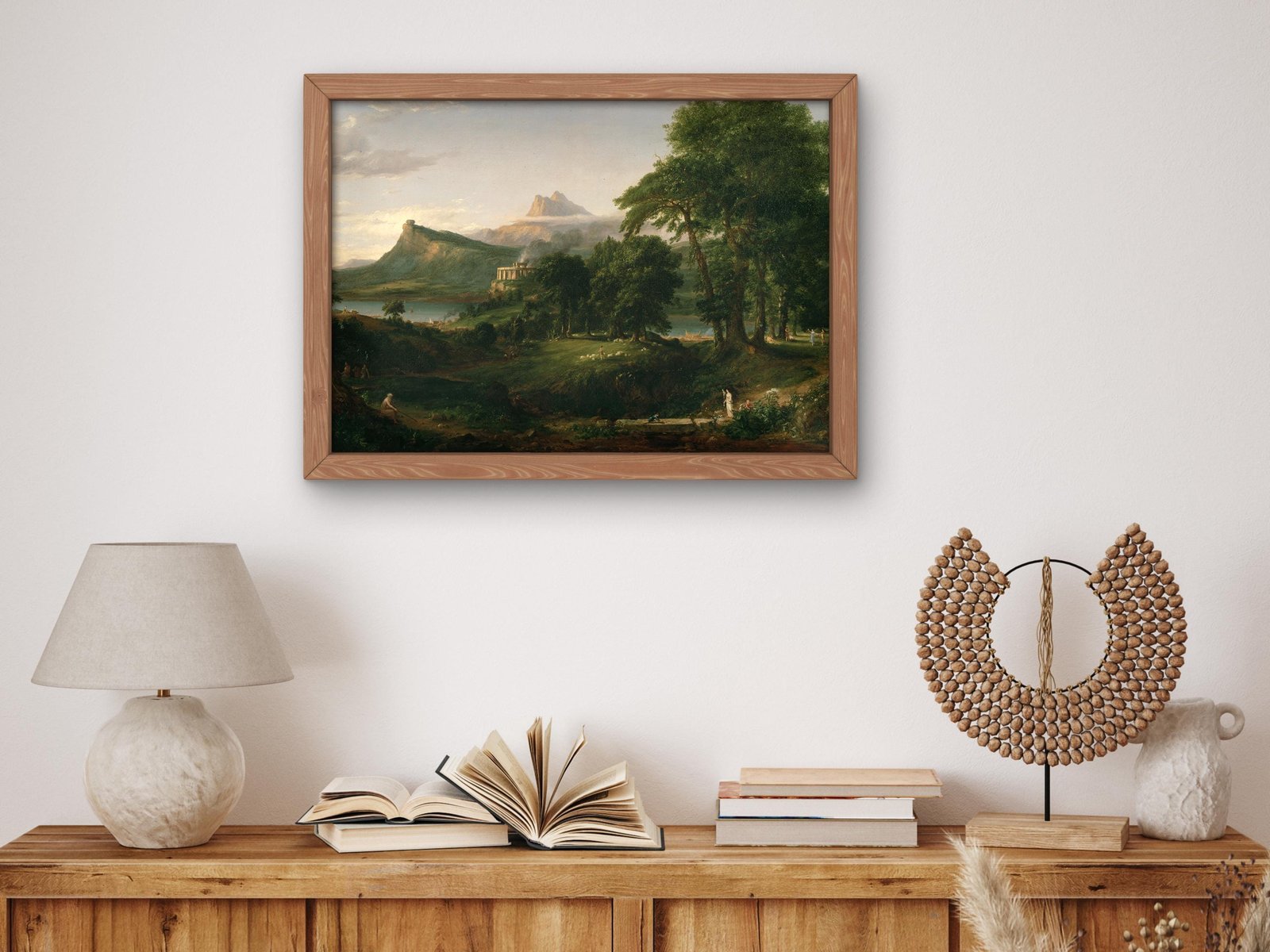 The Arcadian State by Thomas Cole, 1836, Romanticism and Classical Landscapes, fine art print