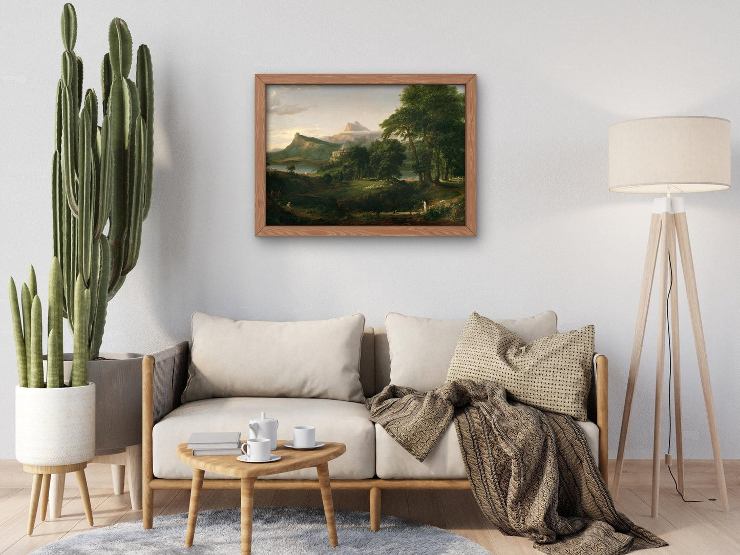 The Arcadian State by Thomas Cole, 1836, Romanticism and Classical Landscapes, fine art print