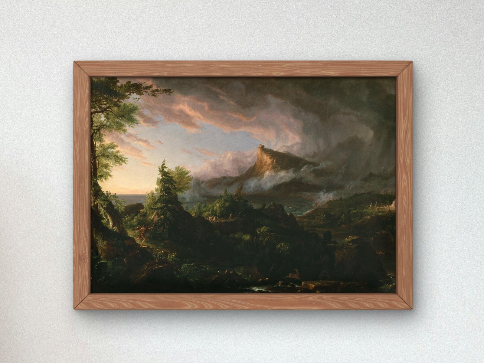 The Savage State by Thomas Cole, 1836, Romanticism and Classical Landscapes, fine art print