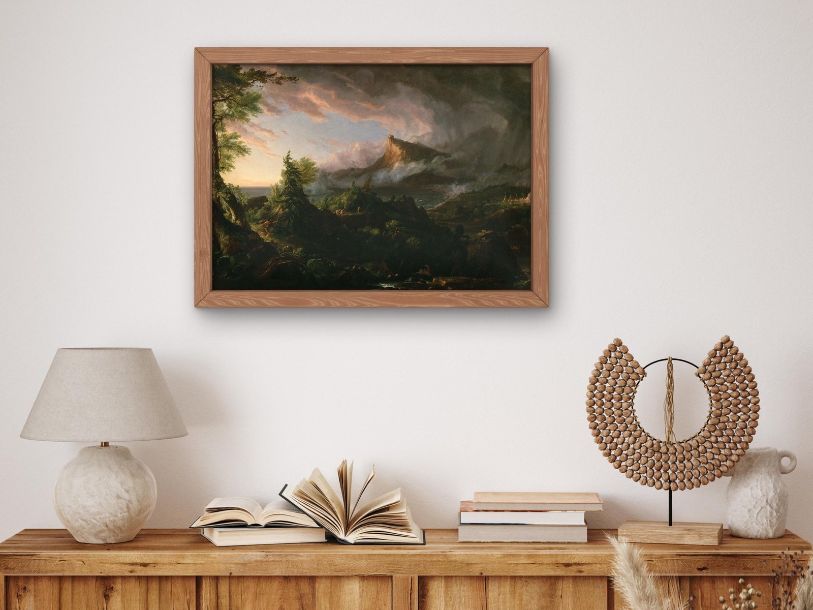 The Savage State by Thomas Cole, 1836, Romanticism and Classical Landscapes, fine art print