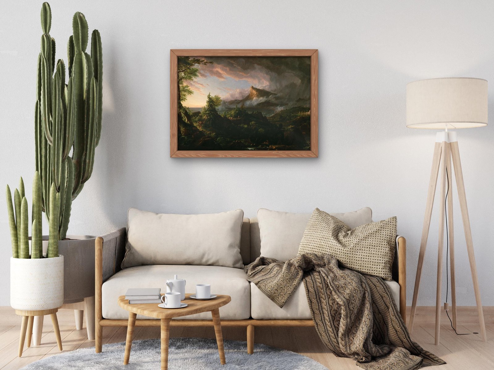 The Savage State by Thomas Cole, 1836, Romanticism and Classical Landscapes, fine art print