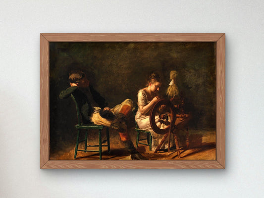The Courtship by Thomas Eakins, 1878, Realism and Naturalism, fine art print