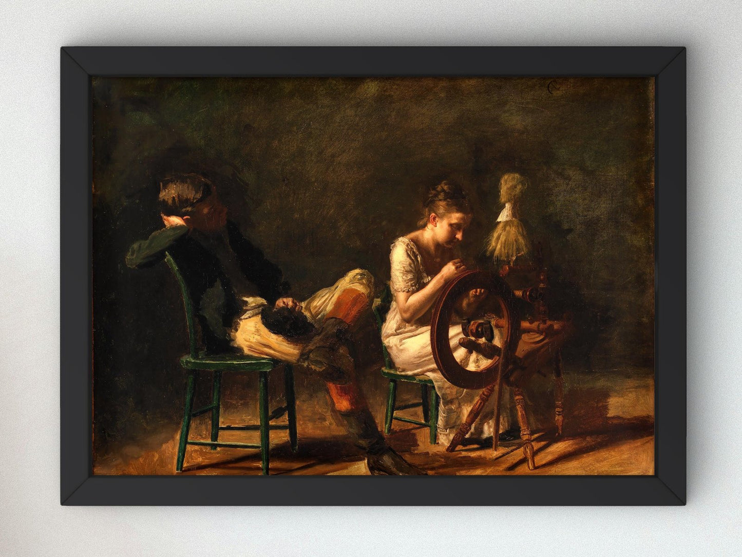 The Courtship by Thomas Eakins, 1878, Realism and Naturalism, fine art print