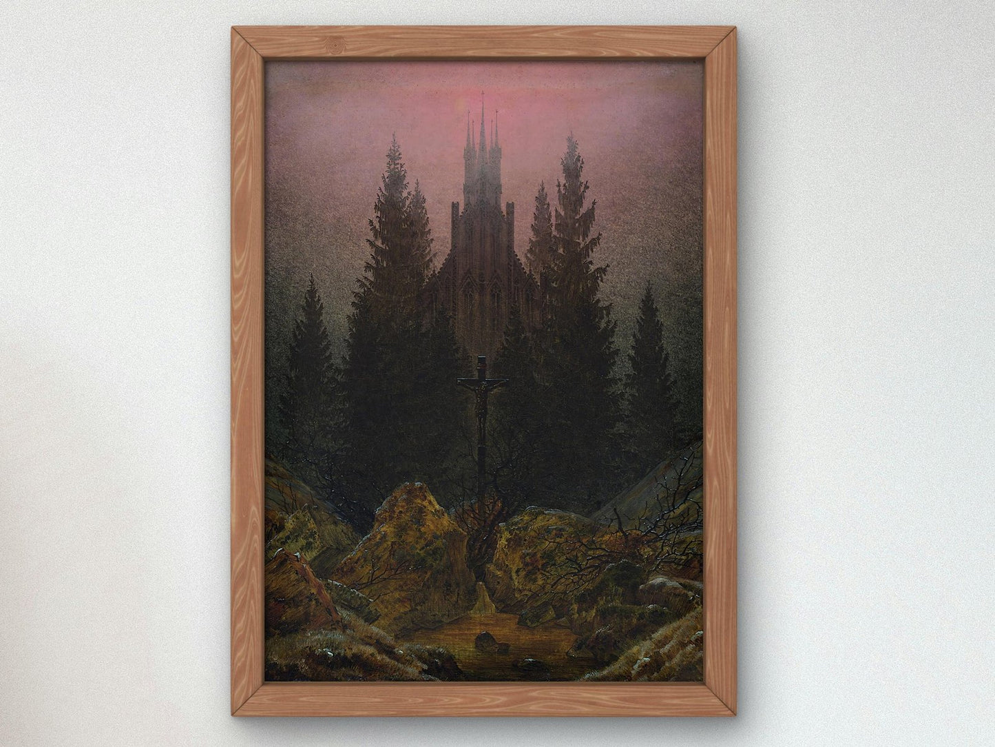 The Cross in the Mountains by Caspar David Friedrich, 1812, Romanticism and Classical Landscapes, fine art print