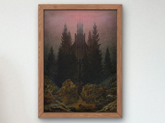 The Cross in the Mountains by Caspar David Friedrich, 1812, Romanticism and Classical Landscapes, fine art print