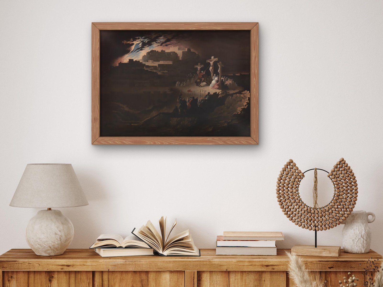 The Crucifixion by John Martin, 1835, Romanticism and Classical Landscapes, fine art print