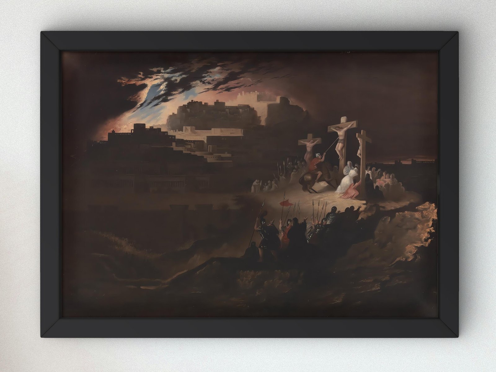 The Crucifixion by John Martin, 1835, Romanticism and Classical Landscapes, fine art print