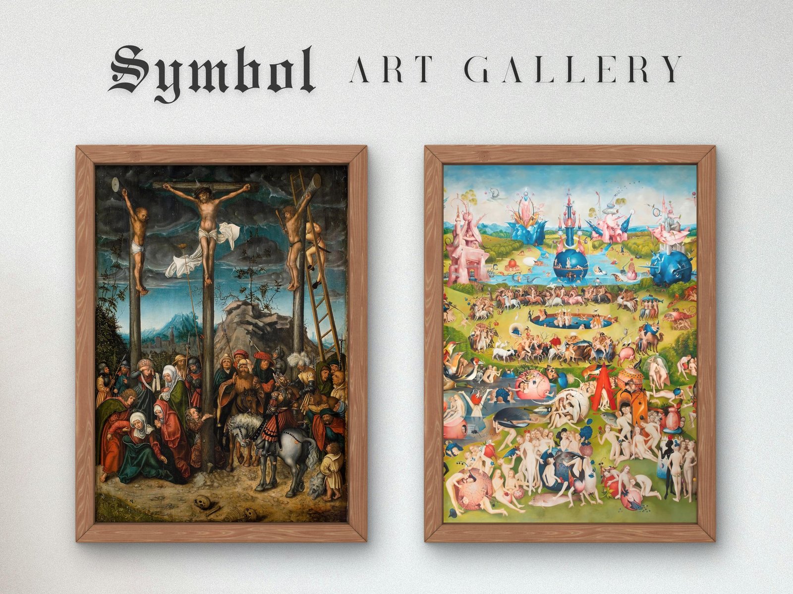 The Crucifixion by Lucas Cranach the Elder, 1506, Renaissance, fine art print