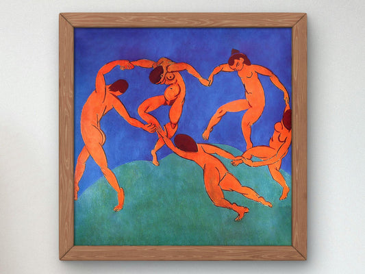 The Dance by Henri Matisse, 1910, Expressionism and Fauvism, fine art print