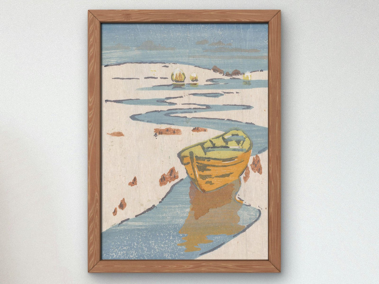 The Derelict by Arthur Wesley Dow, 1916, Art Deco and American Modernism, fine art print