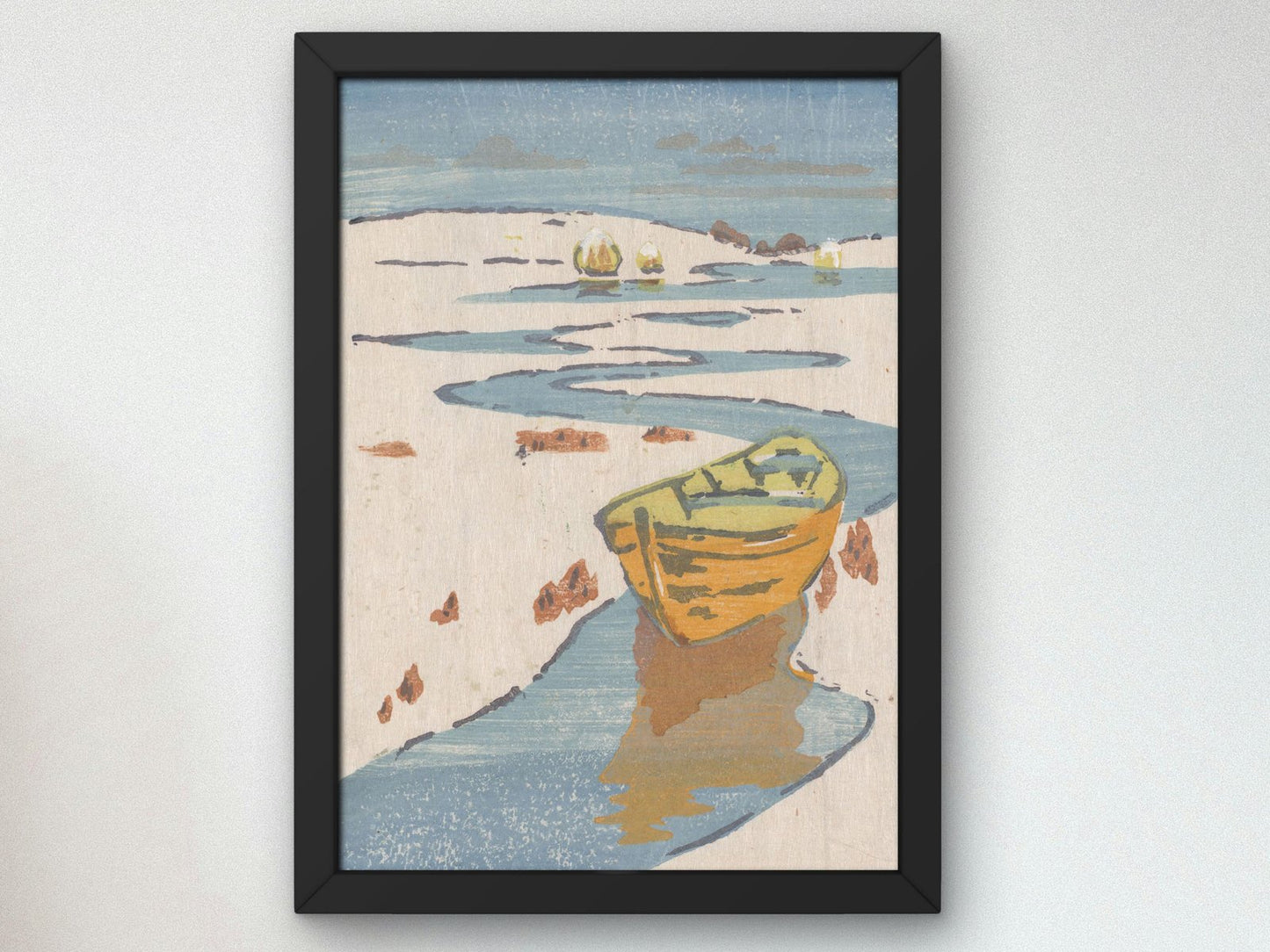 The Derelict by Arthur Wesley Dow, 1916, Art Deco and American Modernism, fine art print