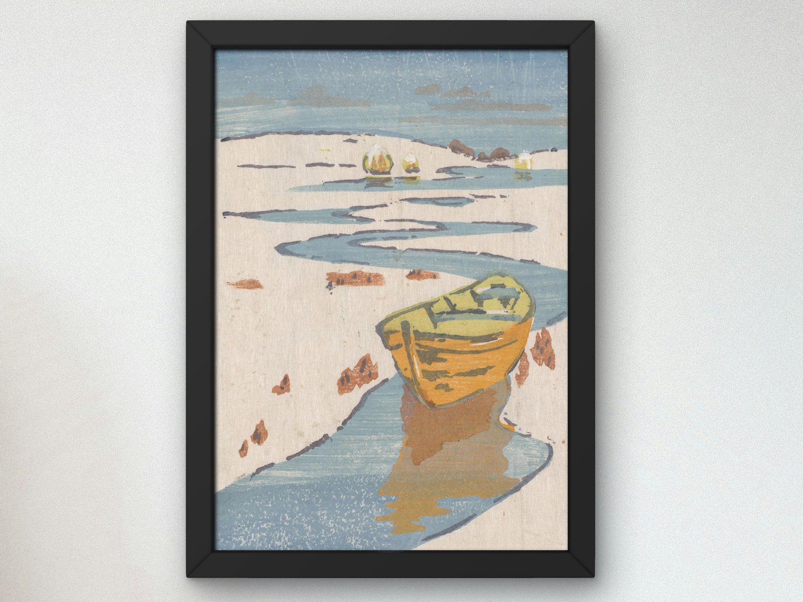The Derelict by Arthur Wesley Dow, 1916, Art Deco and American Modernism, fine art print