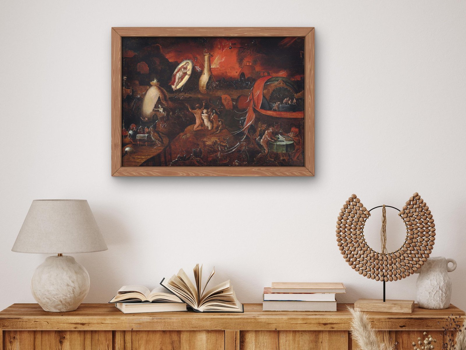 The Descent into Limbo by Pieter Huys, 1547, Mythology and Allegory, fine art print