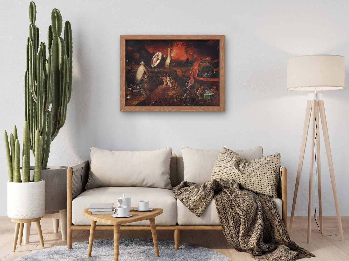 The Descent into Limbo by Pieter Huys, 1547, Mythology and Allegory, fine art print