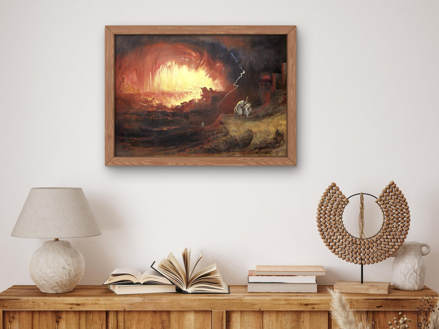The Destruction of Sodom and Gomorrah by John Martin, 1852, Romanticism and Classical Landscapes, fine art print