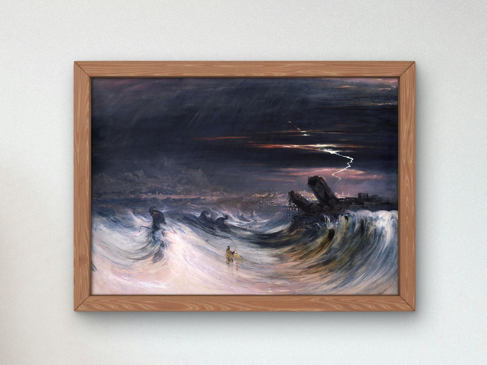 The Destruction of Tyre by John Martin, 1840, Romanticism and Classical Landscapes, fine art print