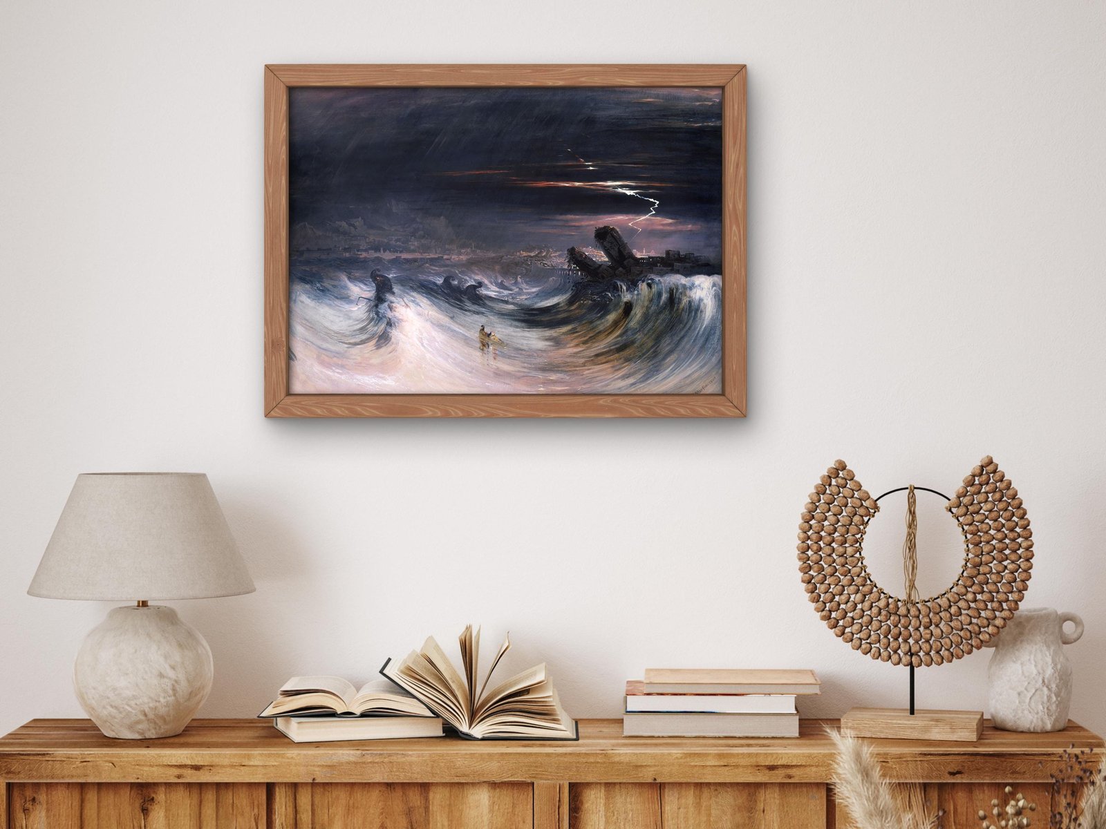 The Destruction of Tyre by John Martin, 1840, Romanticism and Classical Landscapes, fine art print