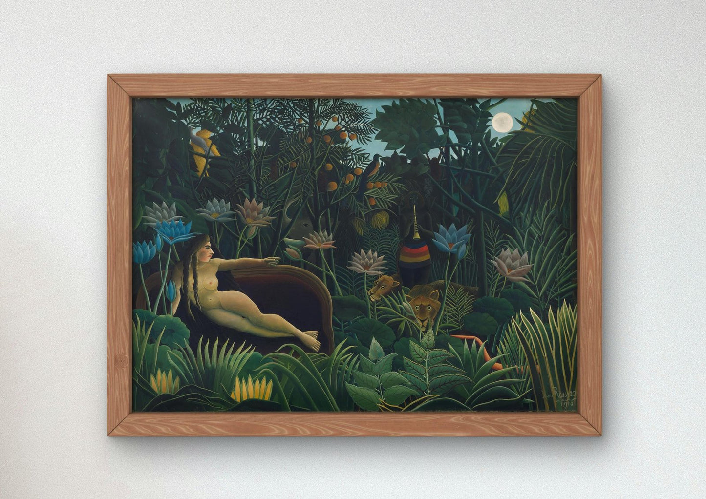 The Dream by Henri Rousseau, 1910, Post-Impressionism, fine art print