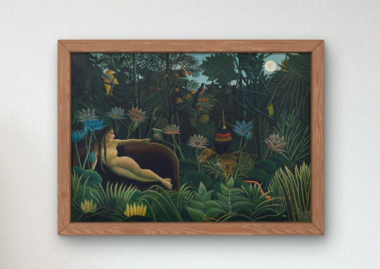 The Dream by Henri Rousseau, 1910, Post-Impressionism, fine art print