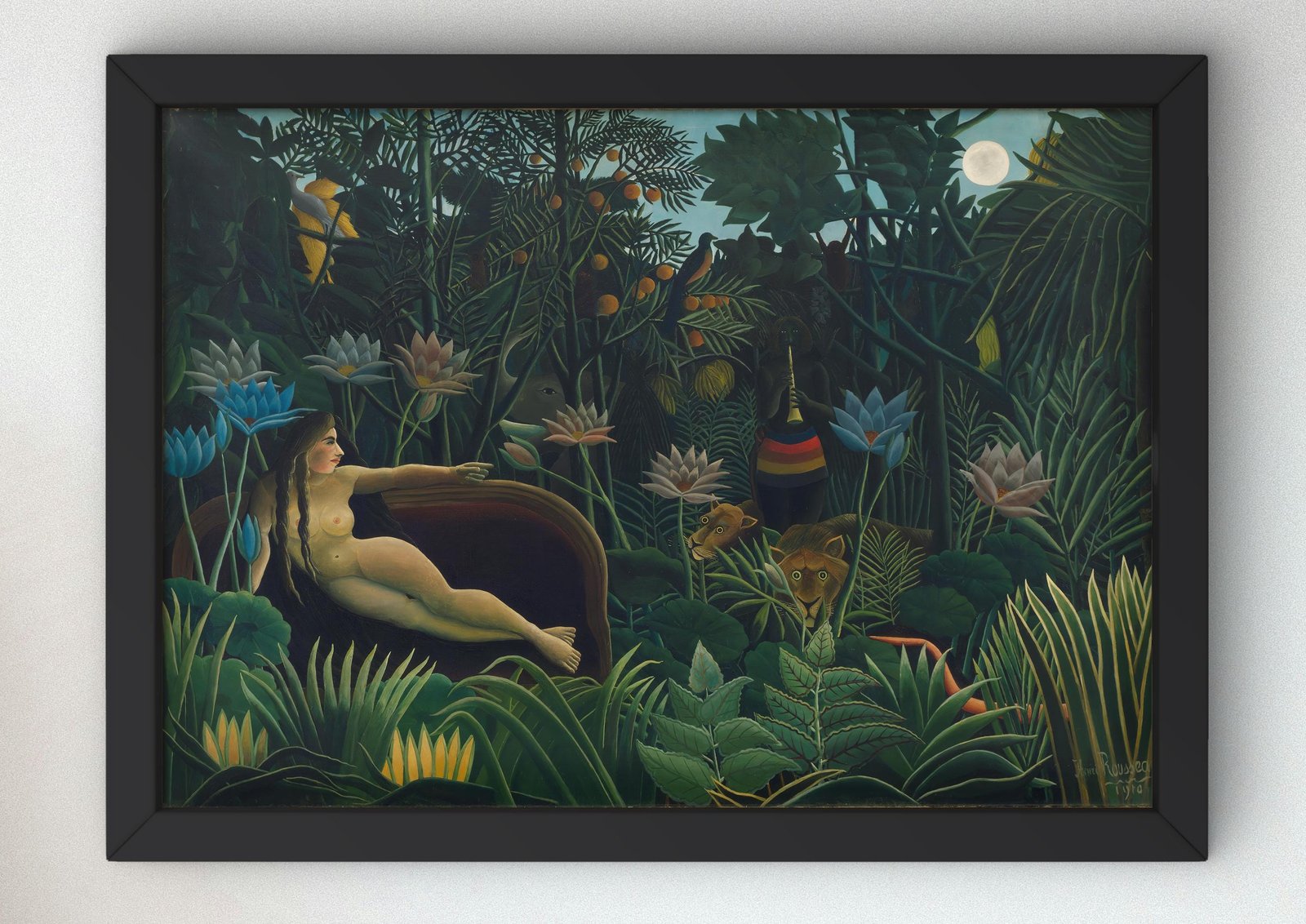 The Dream by Henri Rousseau, 1910, Post-Impressionism, fine art print