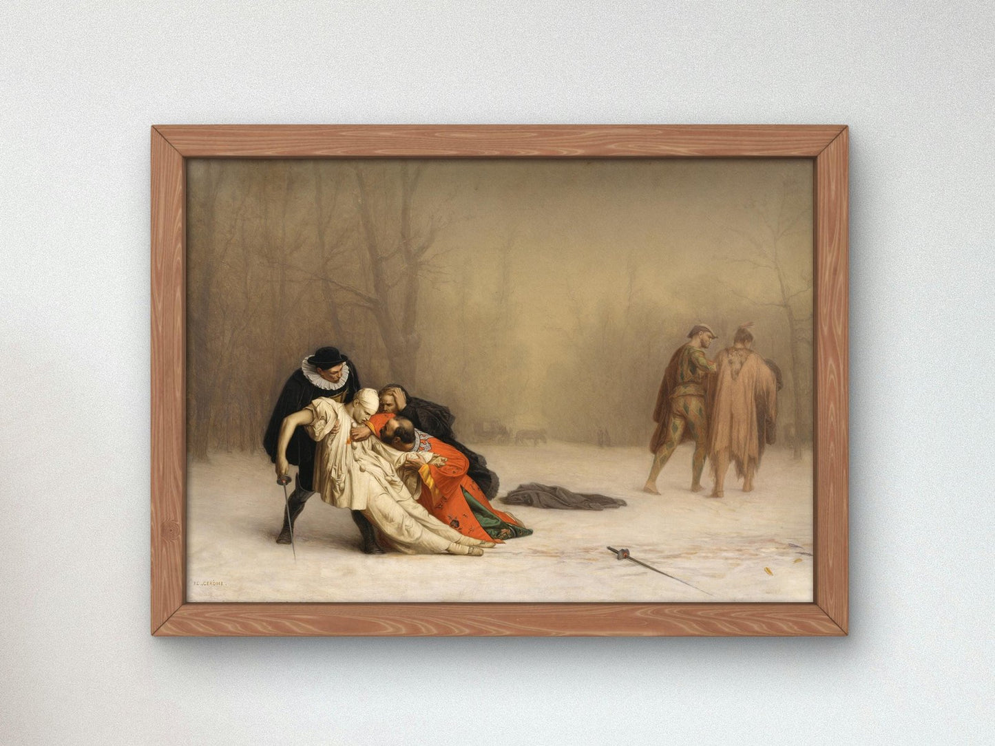 The Duel After the Masquerade by Jean-Léon Gérôme, 1857, Realism and Naturalism, fine art print