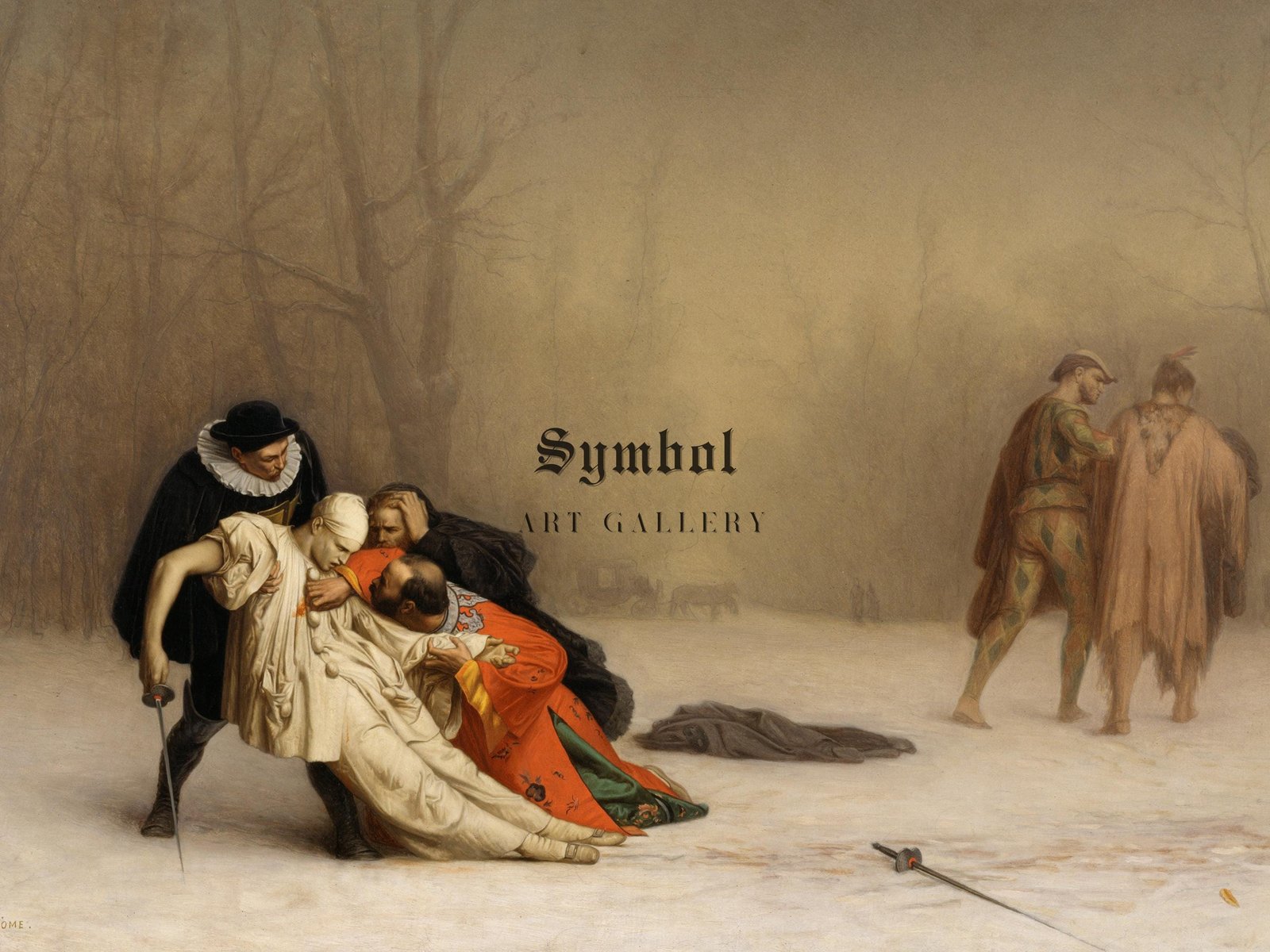 The Duel After the Masquerade by Jean-Léon Gérôme, 1857, Realism and Naturalism, fine art print