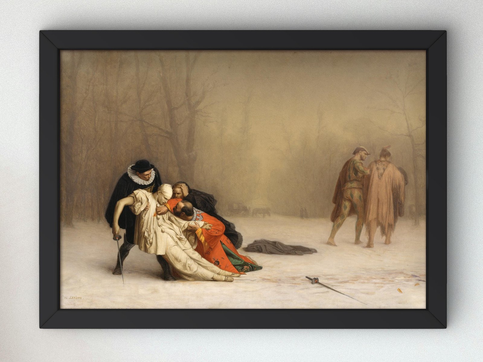 The Duel After the Masquerade by Jean-Léon Gérôme, 1857, Realism and Naturalism, fine art print