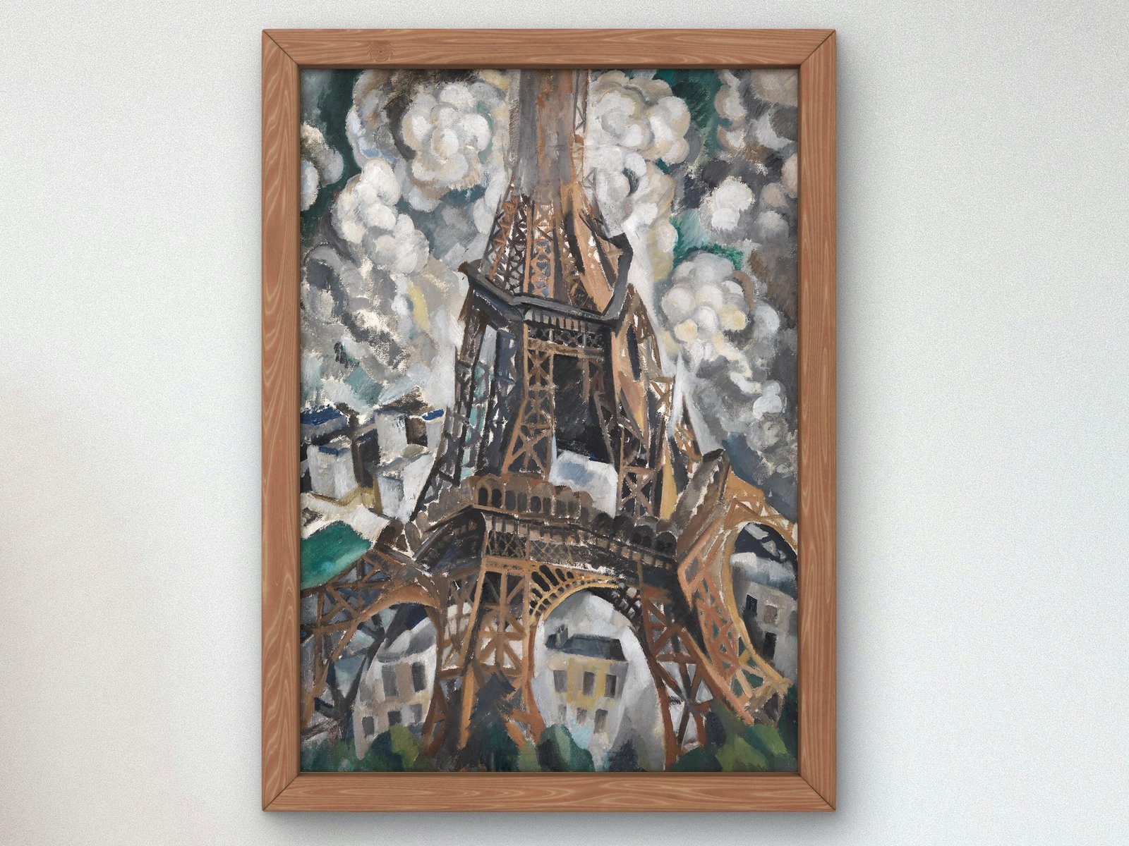 The Eiffel Tower by Robert Delaunay, 1909, Cubism and Abstract Art, fine art print