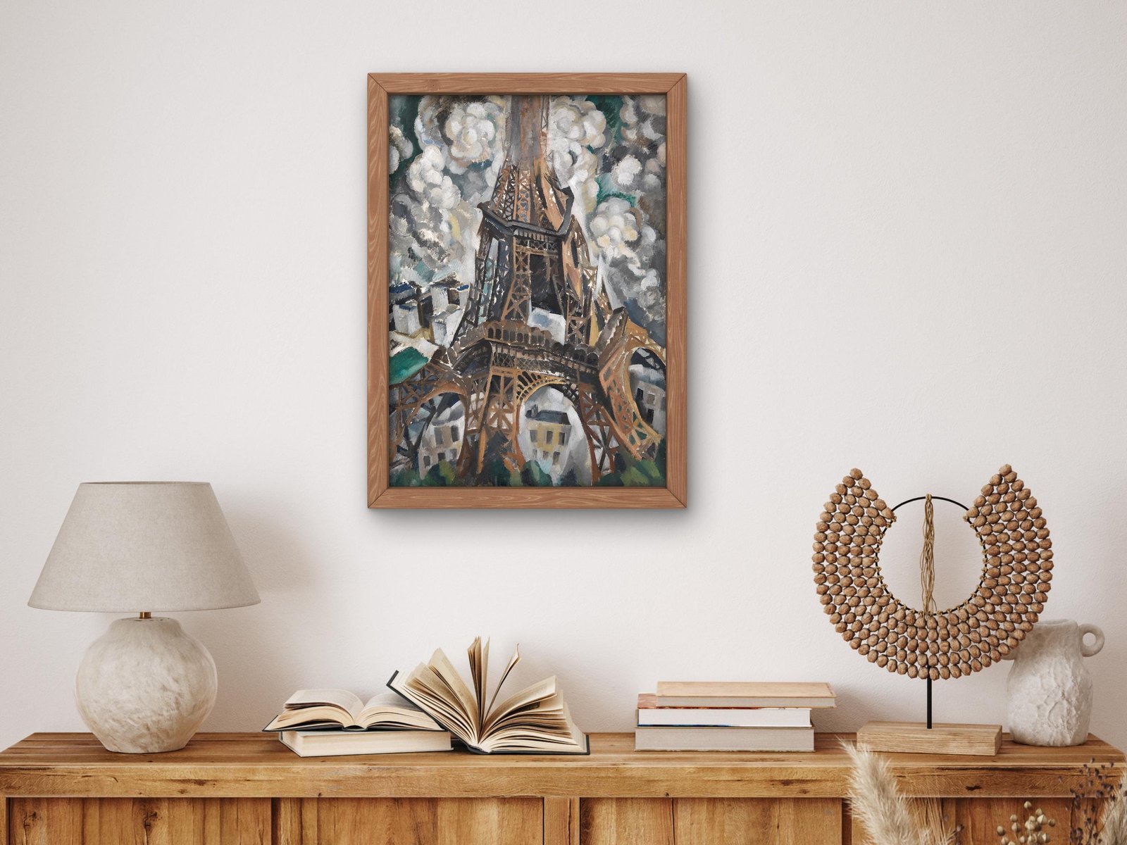 The Eiffel Tower by Robert Delaunay, 1909, Cubism and Abstract Art, fine art print