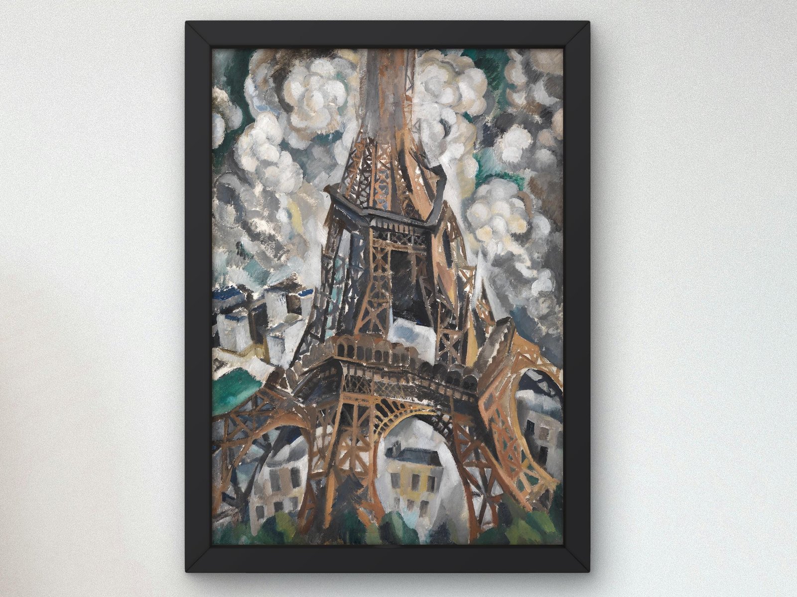 The Eiffel Tower by Robert Delaunay, 1909, Cubism and Abstract Art, fine art print