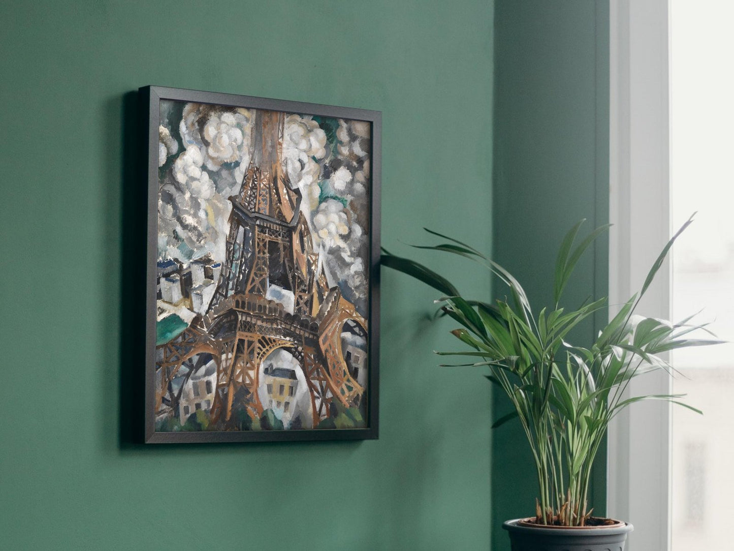 The Eiffel Tower by Robert Delaunay, 1909, Cubism and Abstract Art, fine art print