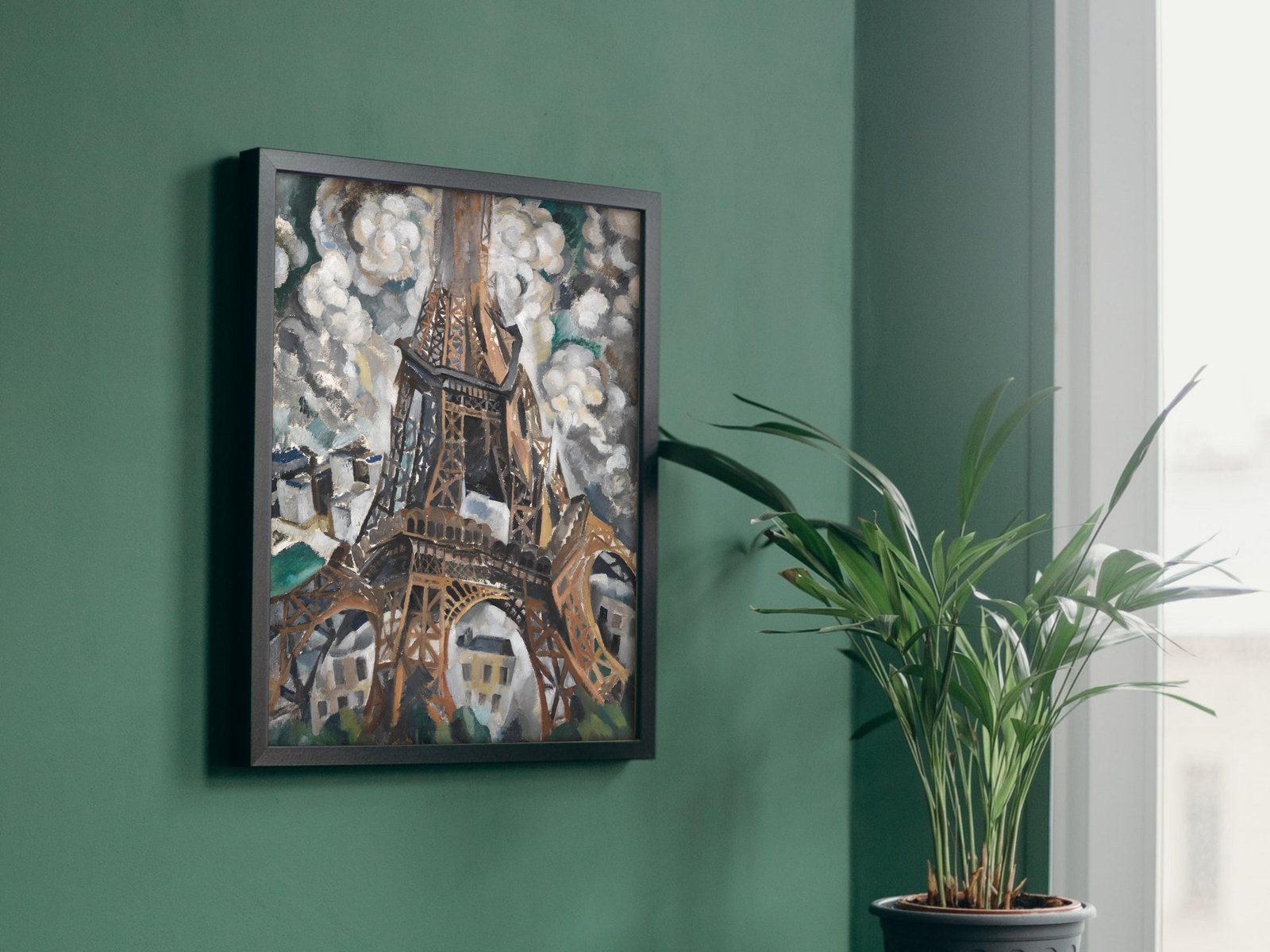 The Eiffel Tower by Robert Delaunay, 1909, Cubism and Abstract Art, fine art print
