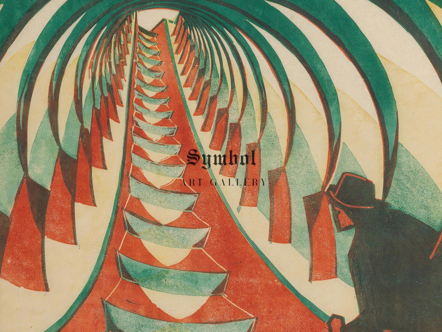 The Escalator by Cyril Edward Power, 1929, Art Deco and American Modernism, fine art print