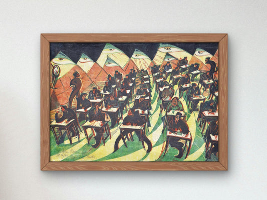 The Exam Room by Cyril Power, 1934, Art Deco and American Modernism, fine art print