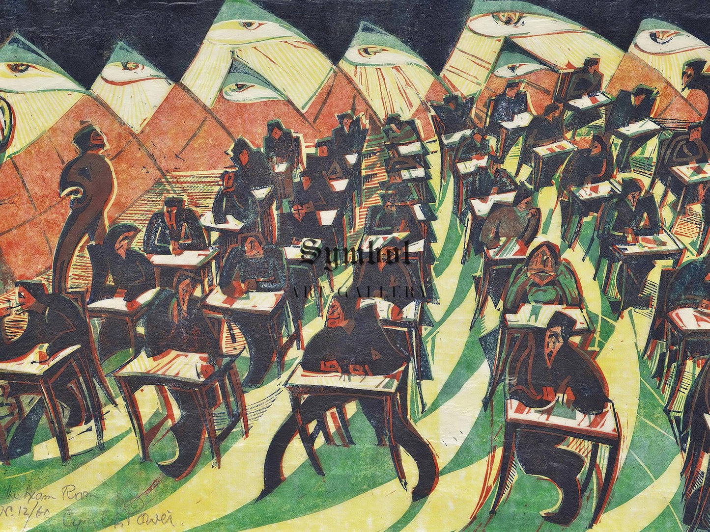 The Exam Room by Cyril Power, 1934, Art Deco and American Modernism, fine art print