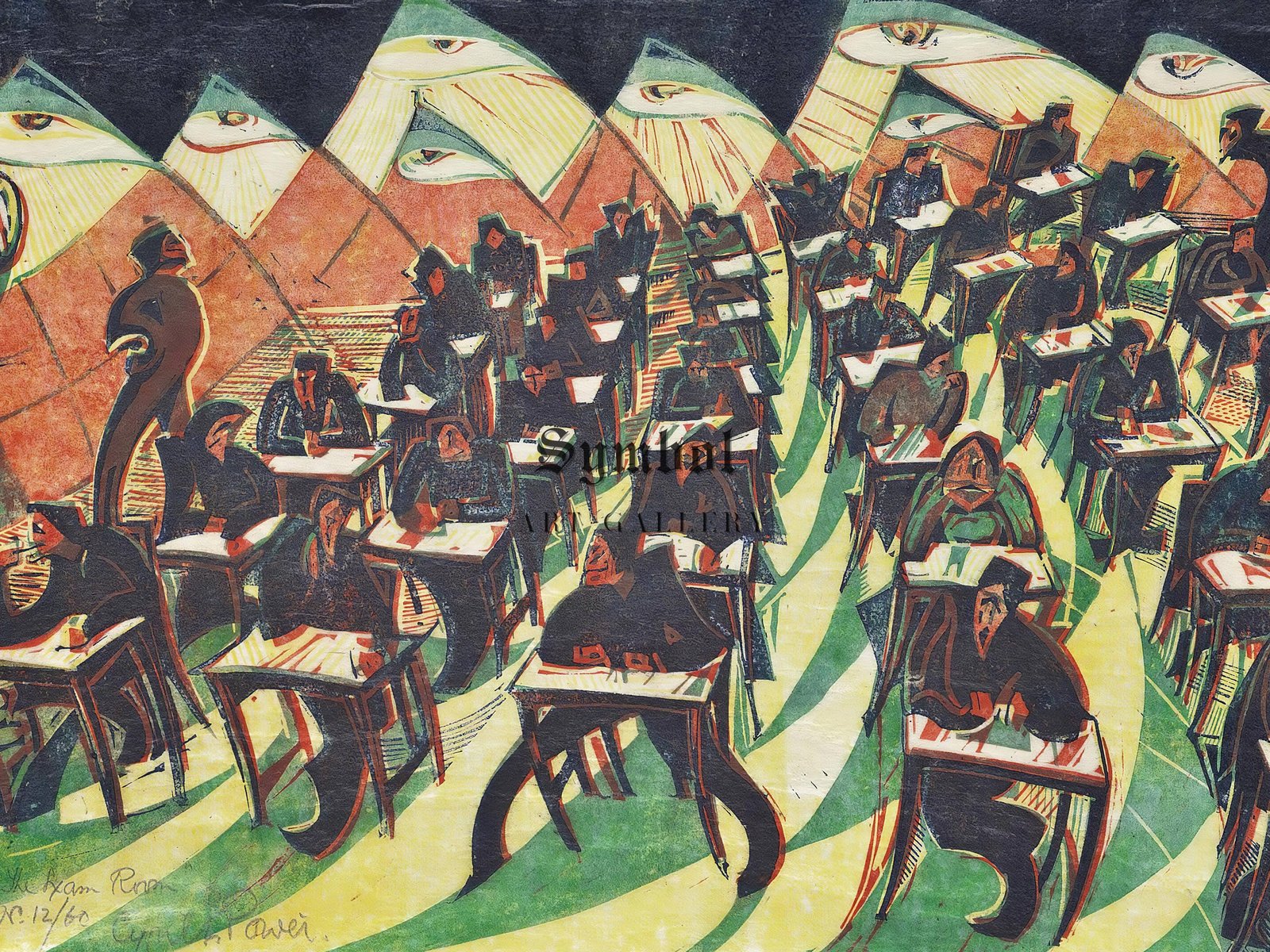 The Exam Room by Cyril Power, 1934, Art Deco and American Modernism, fine art print