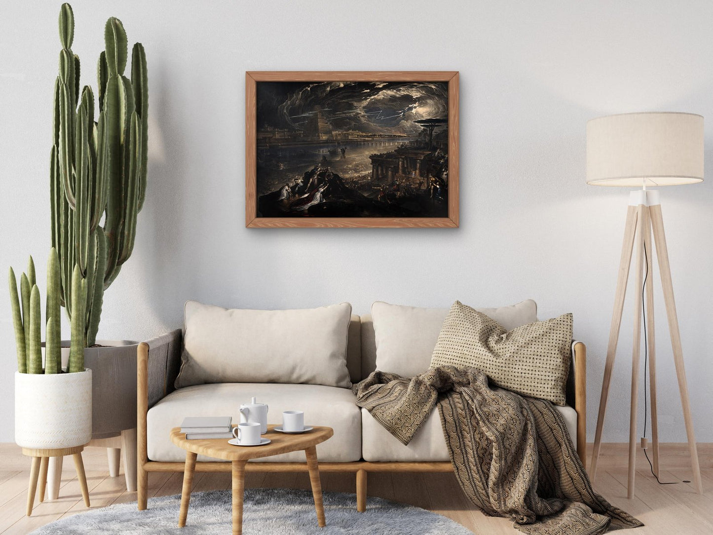 The Fall of Babylon by John Martin, 1831, Romanticism and Classical Landscapes, fine art print