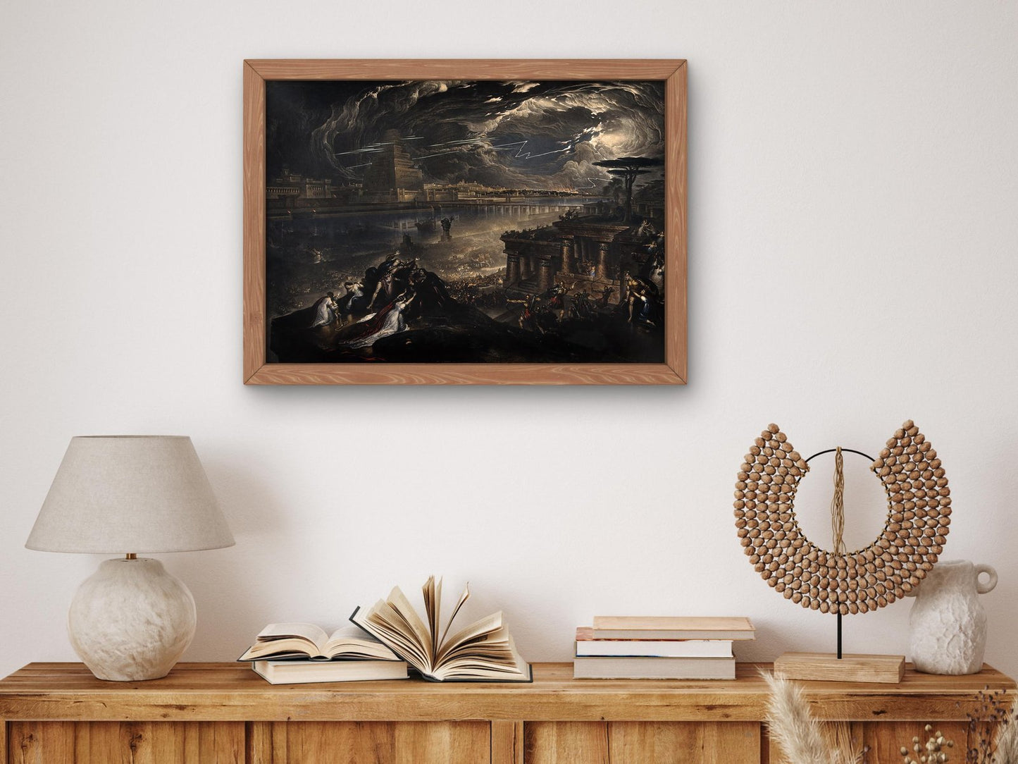 The Fall of Babylon by John Martin, 1831, Romanticism and Classical Landscapes, fine art print