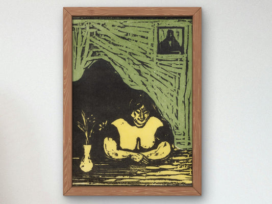 The Fat Whore by Edvard Munch, 1899, Expressionism and Fauvism, fine art print