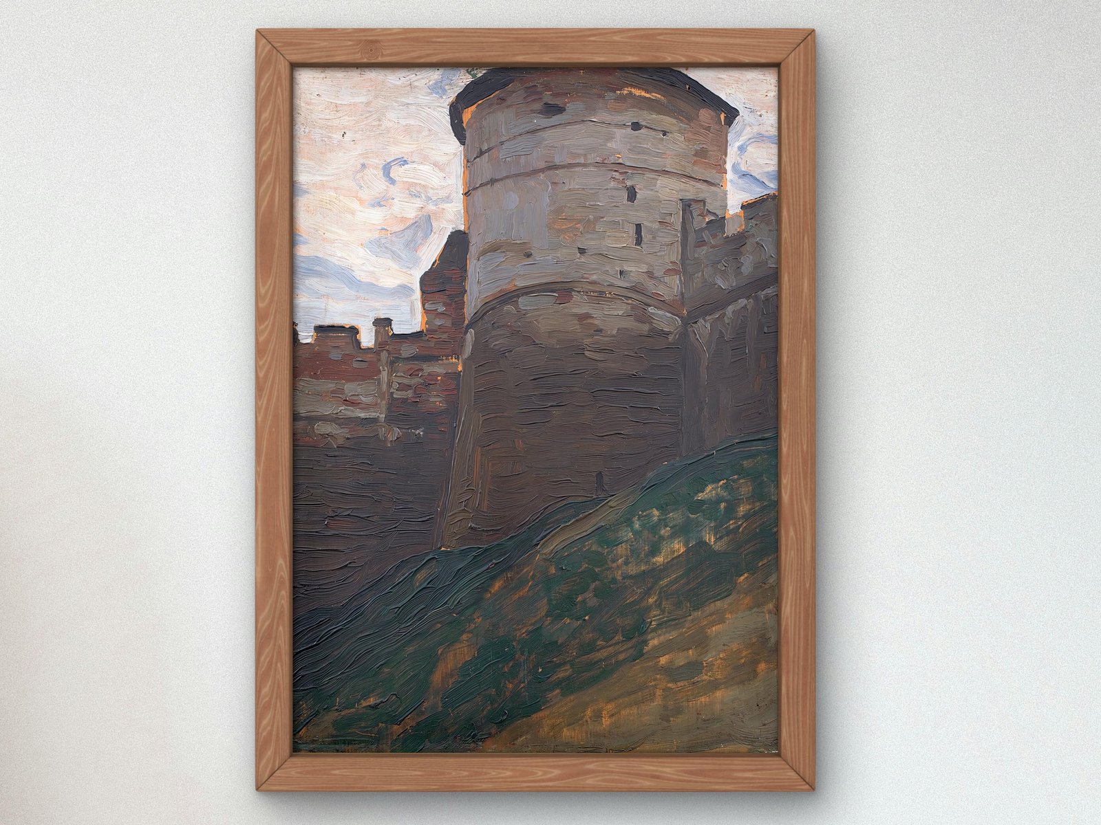 Fortress Tower Nizhny Novgorod by Nicolas Roerich, 1903, Art Nouveau and Belle Époque, fine art print