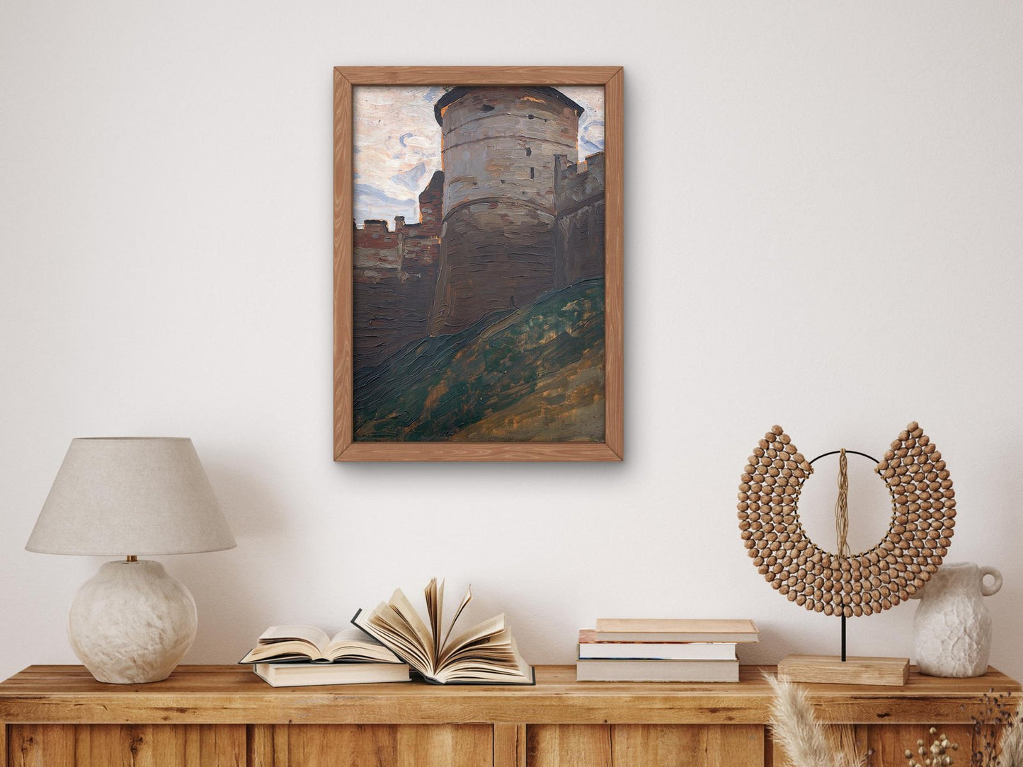 Fortress Tower Nizhny Novgorod by Nicolas Roerich, 1903, Art Nouveau and Belle Époque, fine art print
