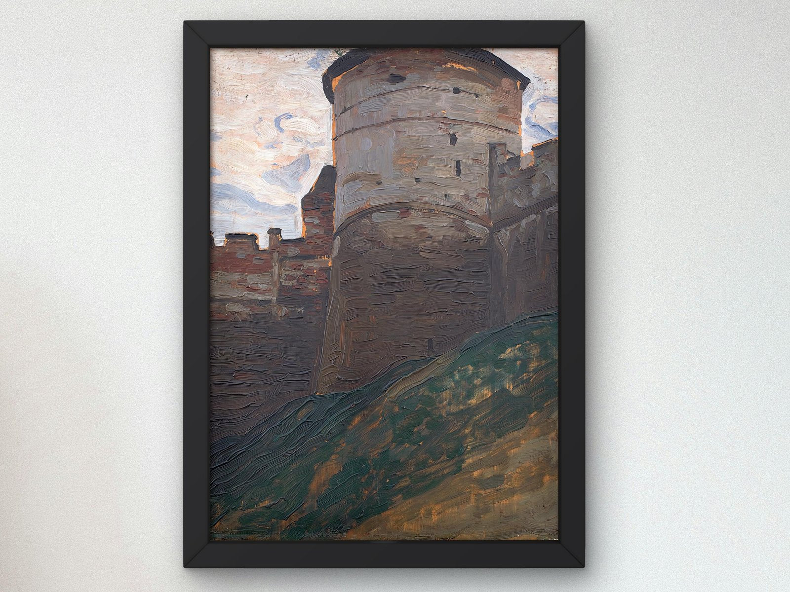 Fortress Tower Nizhny Novgorod by Nicolas Roerich, 1903, Art Nouveau and Belle Époque, fine art print