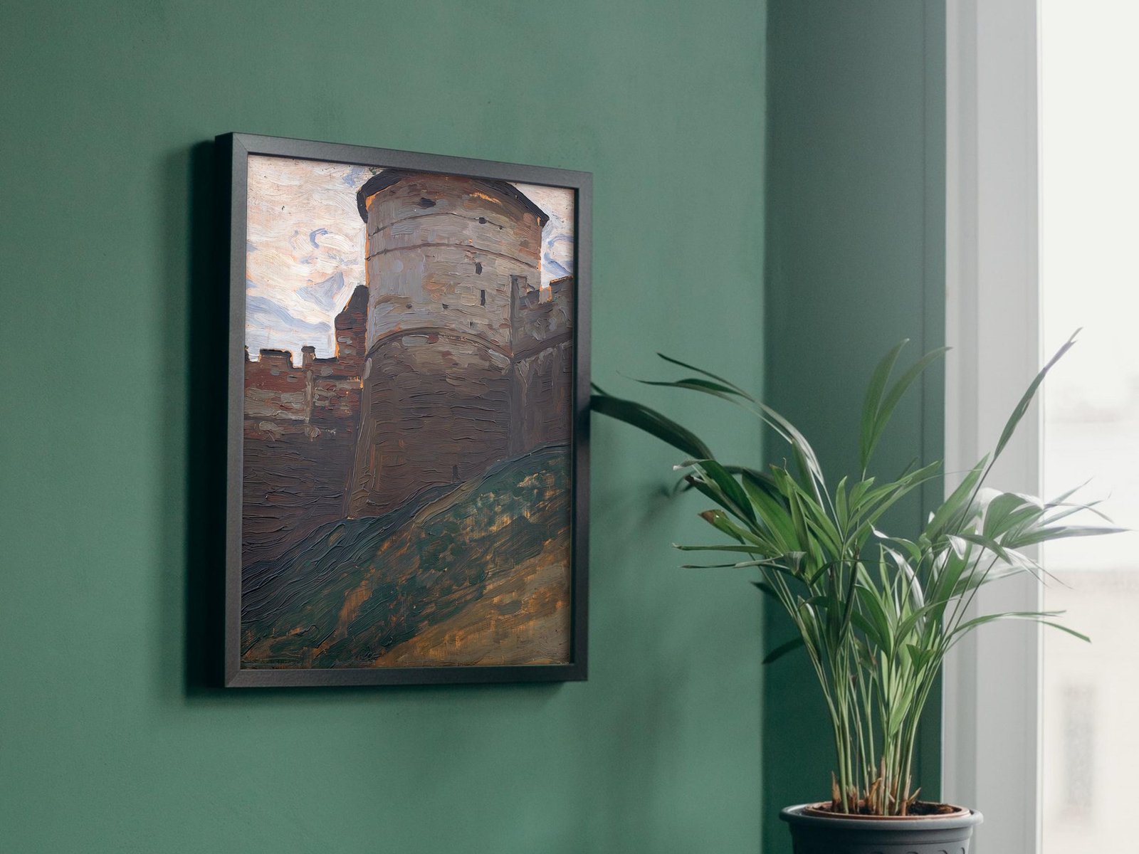 Fortress Tower Nizhny Novgorod by Nicolas Roerich, 1903, Art Nouveau and Belle Époque, fine art print