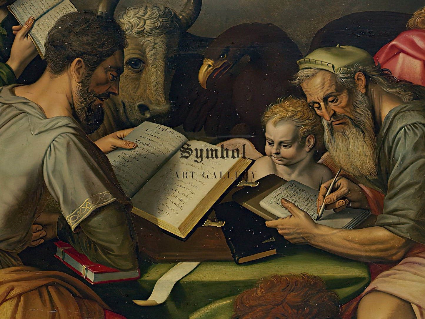 The Four Evangelists by Frans Floris, 1566, Renaissance, fine art print