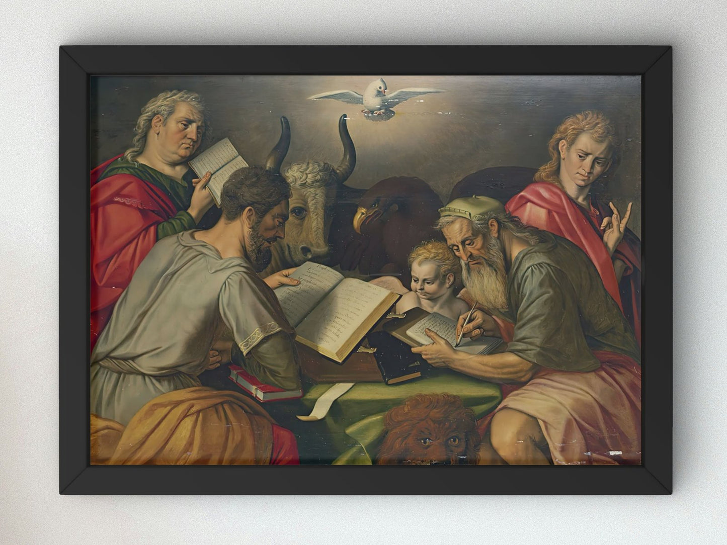 The Four Evangelists by Frans Floris, 1566, Renaissance, fine art print